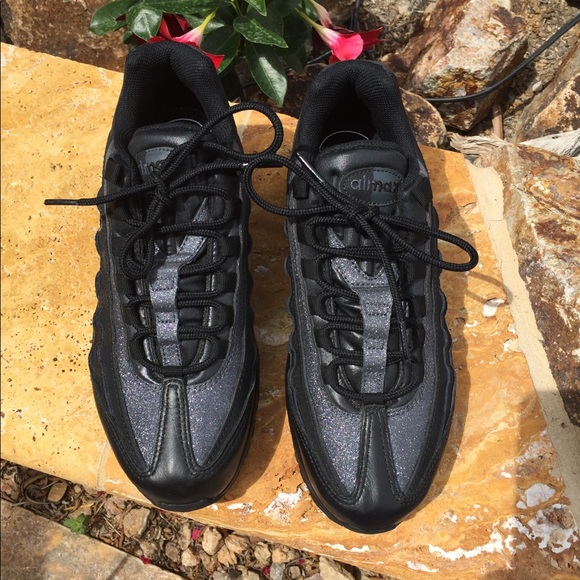 Nike Air Max 95 Black with Blue grey glitter Nike Air Max 95 Black with Blue grey glitter